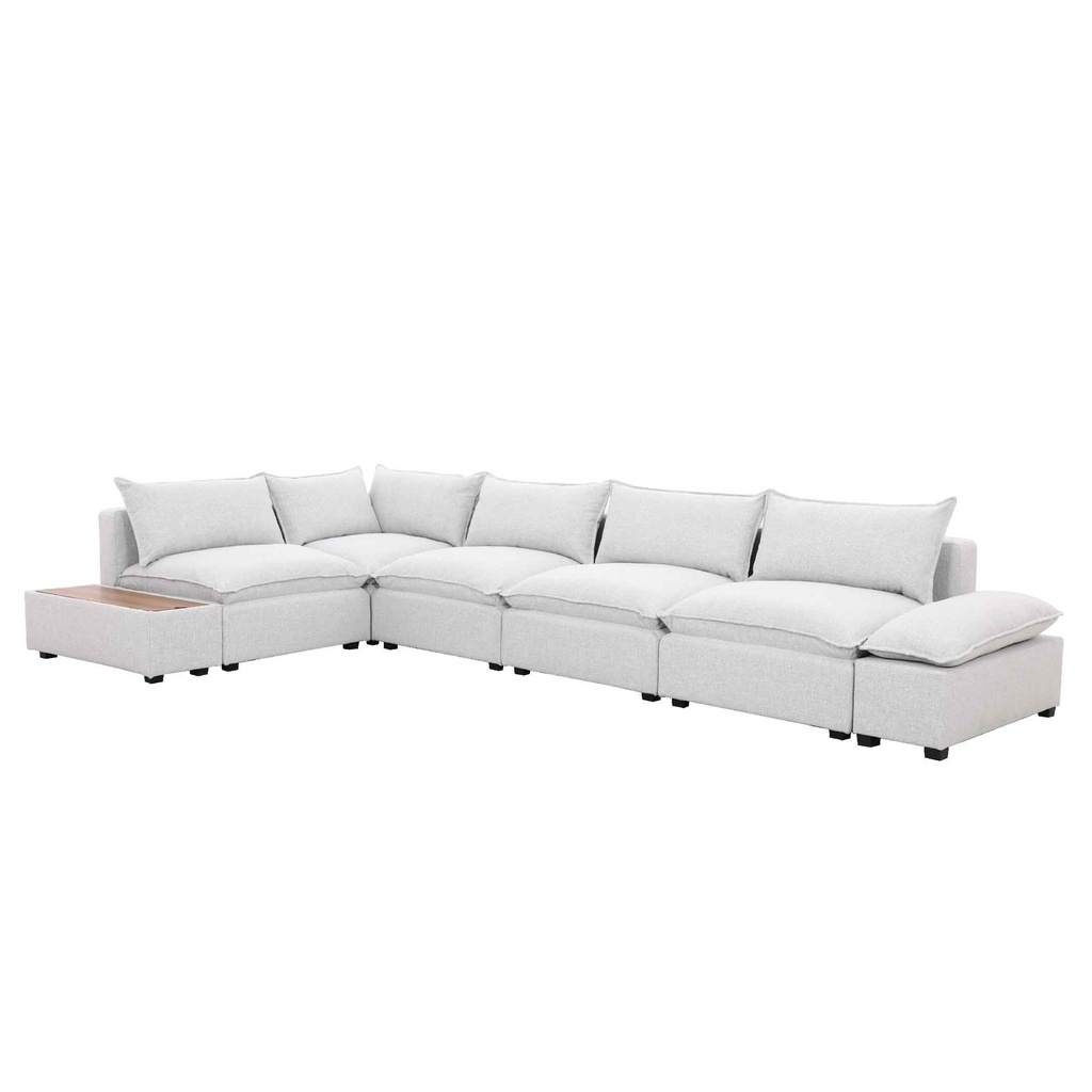 SOFA TELA MODULAR SS0543# (4)SS0543DF66N+ (1)SS0543DF61R+ (1) SW0543DF61N+ (1) SC0543DF61N# BLANCO C180# 7 PIEZAS
