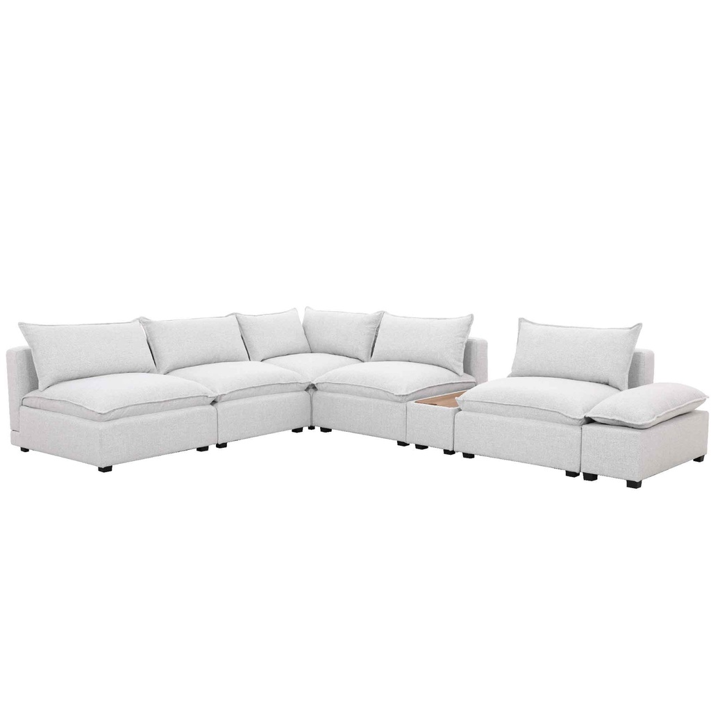 SOFA TELA MODULAR SS0543# (4)SS0543DF66N+ (1)SS0543DF61R+ (1) SW0543DF61N+ (1) SC0543DF61N# BLANCO C180# 7 PIEZAS