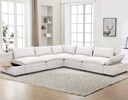 SOFA TELA MODULAR SS0543# (4)SS0543DF66N+ (1)SS0543DF61R+ (1) SW0543DF61N+ (1) SC0543DF61N# BLANCO C180# 7 PIEZAS
