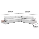 SOFA TELA MODULAR SS0543# (4)SS0543DF66N+ (1)SS0543DF61R+ (1) SW0543DF61N+ (1) SC0543DF61N# BLANCO C180# 7 PIEZAS