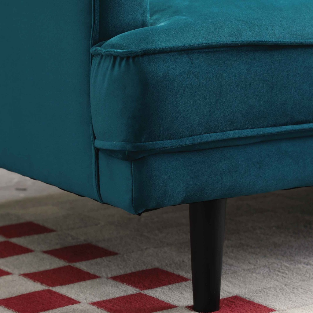 SOFA TELA SS3482AF65D# GREEN-D305# 3PUESTOS 