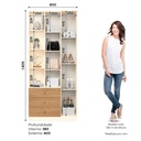 CLOSET DOHA# DA332-129# NATURE OFF WHITE 2P/3GVT# 180x80x40CM