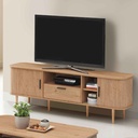GABINETE P/TV YUMA-TV 1800# JS 23003-OAK 3D# 180X40X60CM