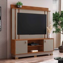 CENTRO DE ENTRETENIMIENTO HOME FREMONT# 2001151# 160X183X36CM# COLOR 764 CINAMOMO MEL/GRIGIO FOSCO  2 PUERTA
