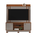 CENTRO DE ENTRETENIMIENTO HOME FREMONT# 2001151# 160X183X36CM# COLOR 764 CINAMOMO MEL/GRIGIO FOSCO  2 PUERTA