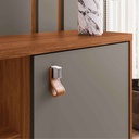 CENTRO DE ENTRETENIMIENTO HOME FREMONT# 2001151# 160X183X36CM# COLOR 764 CINAMOMO MEL/GRIGIO FOSCO  2 PUERTA