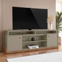 GABINETE P/TV MONTANA# 1005138# GRIGIO 766# FOSCO/CINAMOMO MEL# 2 PUERTAS