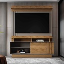 CENTRO DE ENTRETENIMIENTO HOME GOIAS# 2001154#COLOR 783 GRIGIO FOSCO/ALMENDRA# 150X185X33CM 