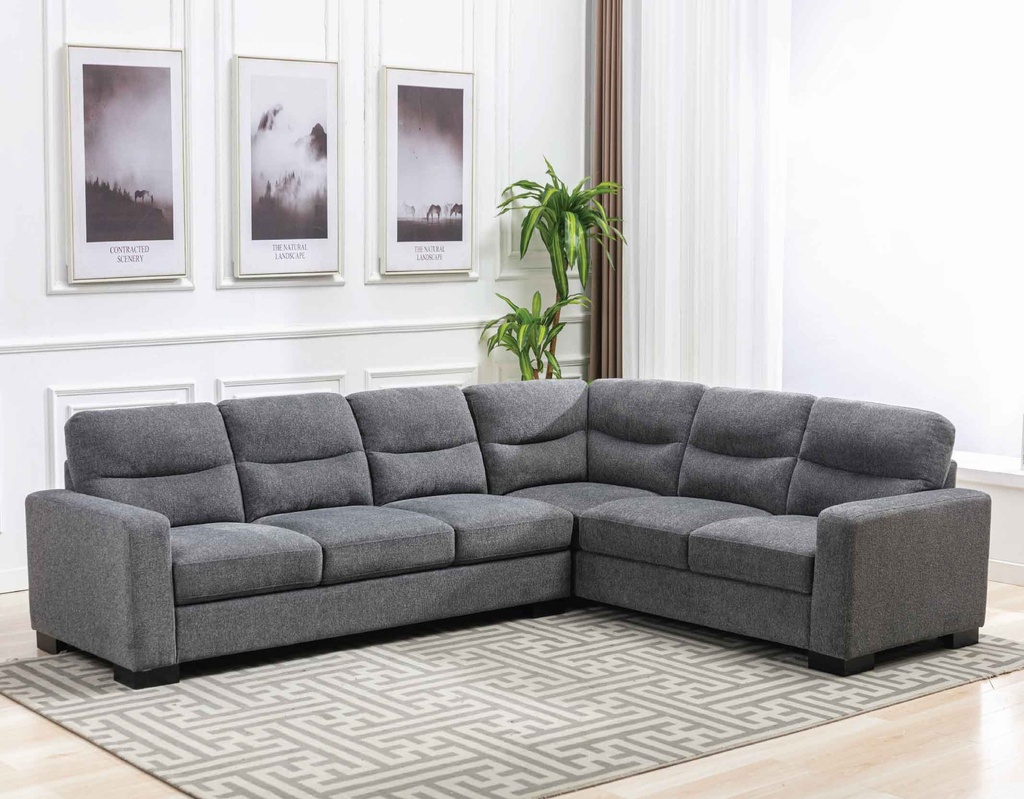 SOFA TELA L* 5424-63L+63R # C886# GRIS
