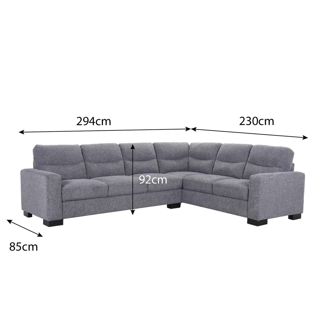 SOFA TELA L* 5424-63L+63R # C886# GRIS