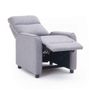 SOFA RECLINABLE TELA P1302A-51# 1PUESTO # GRIS