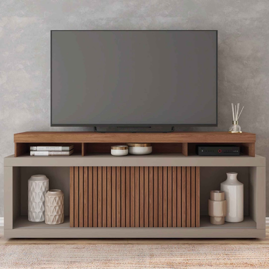 GABINETE P/TV AEGON# FENDI/HAVANA# 180X39X74CM