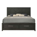 CAMA KING 1.93X2.03M B125-K-HB# CHARCOAL