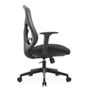 SILLA OFICINA SK-6023MN# MALLA NEGRA