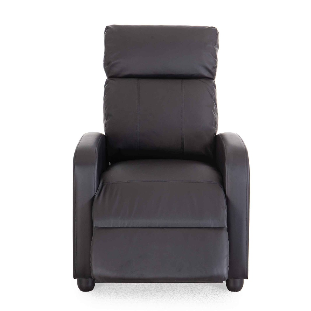 SOFA RECLINABLE VINIL SGN0021CN-M# BLACK# 1PUESTO