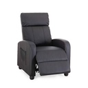 SOFA RECLINABLE VINIL SGN0021CN-M# BLACK# 1PUESTO