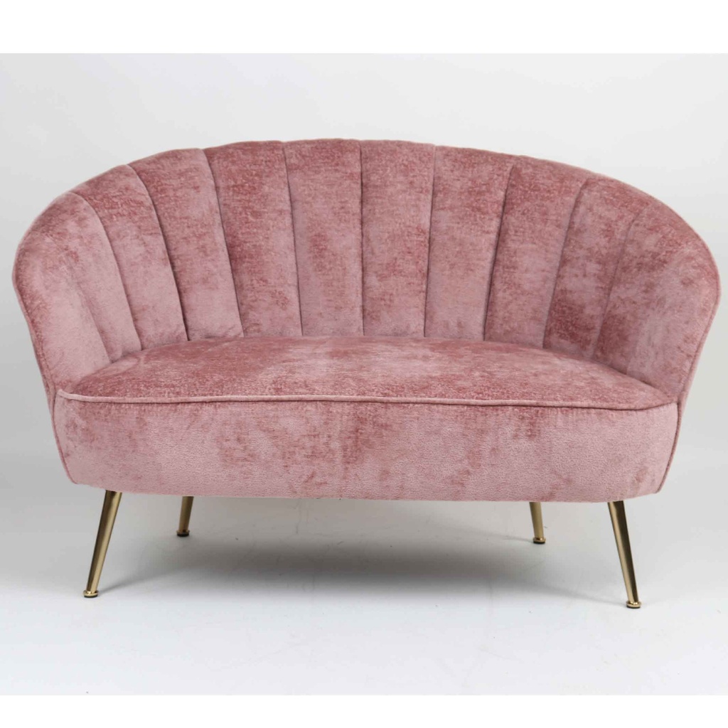 SILLA POLTRONA QH-8949-2# 07 FLAMINGO# PATAS GOLDEN