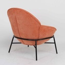 SILLA POLTRONA QH-8172SK# 546-12# ORANGE PATAS DE METAL