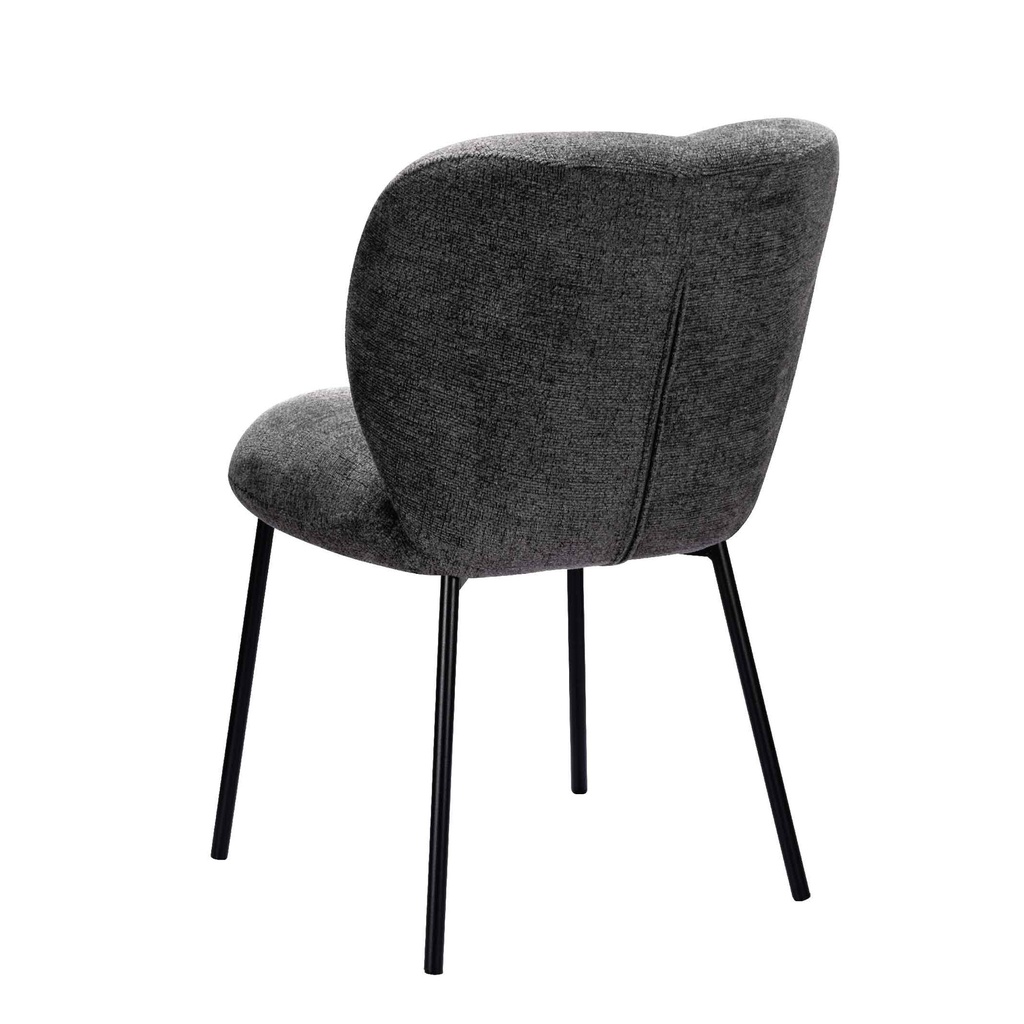 SILLA DE COMEDOR DC-3150# PATAS METAL NEGRO