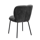 SILLA DE COMEDOR DC-3150# PATAS METAL NEGRO