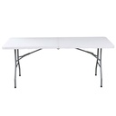 MESA PLEGABLE ZS-FH180# RECT PLEGABLE POR LA MITAD 180X76X74CM