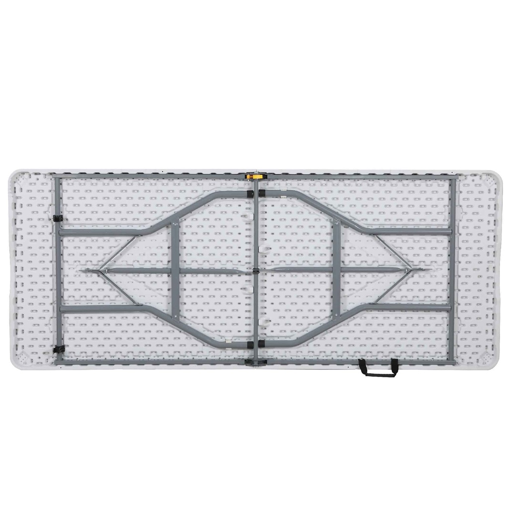 MESA PLEGABLE ZS-FH180# RECT PLEGABLE POR LA MITAD 180X76X74CM