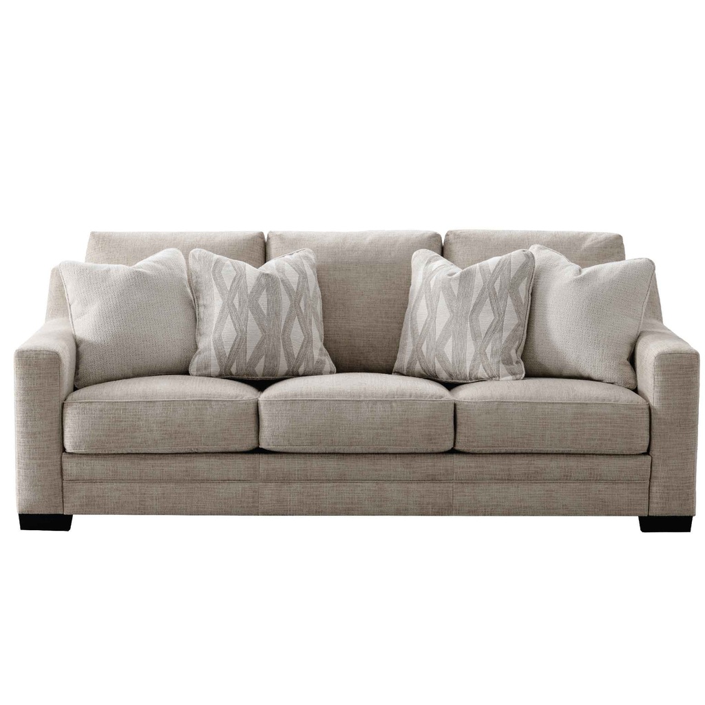 SOFA TELA XF65101# 3 PUESTOS CREMA#  