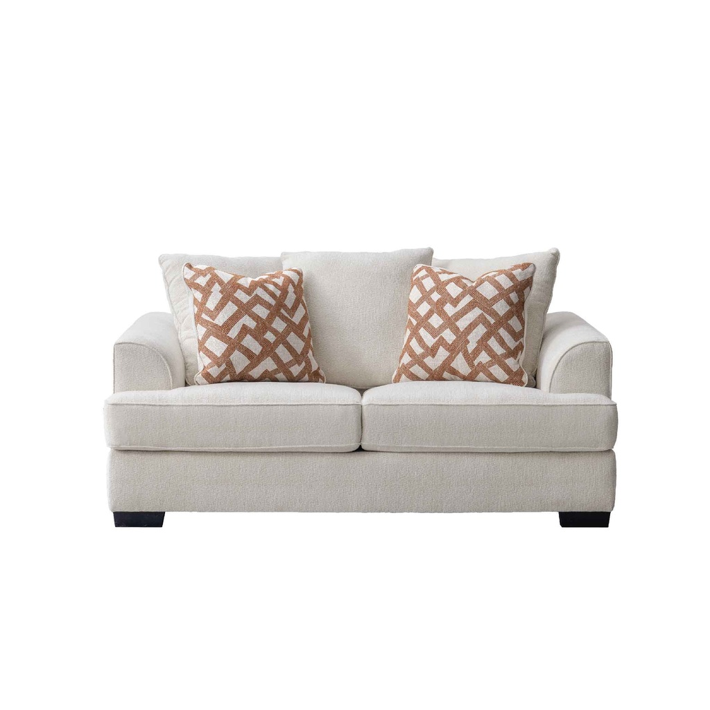 SOFA TELA XF64903# 2 PUESTOS CREMA# 