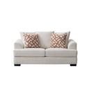 SOFA TELA XF64903# 2 PUESTOS CREMA# 
