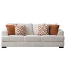SOFA TELA XF64903# 3 PUESTOS CREMA# 