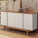 BUFETERO YASMIN# 12024# 951# CINAMOMO /OFF WHITE# 160X43X76CM