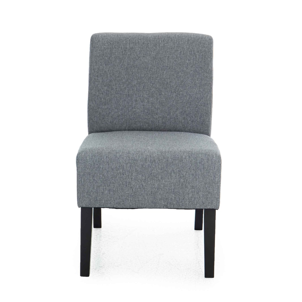 SILLA POLTRONA TELA XXY0010CA-SKD# COLOR GREY LINEN# 1 PUESTO