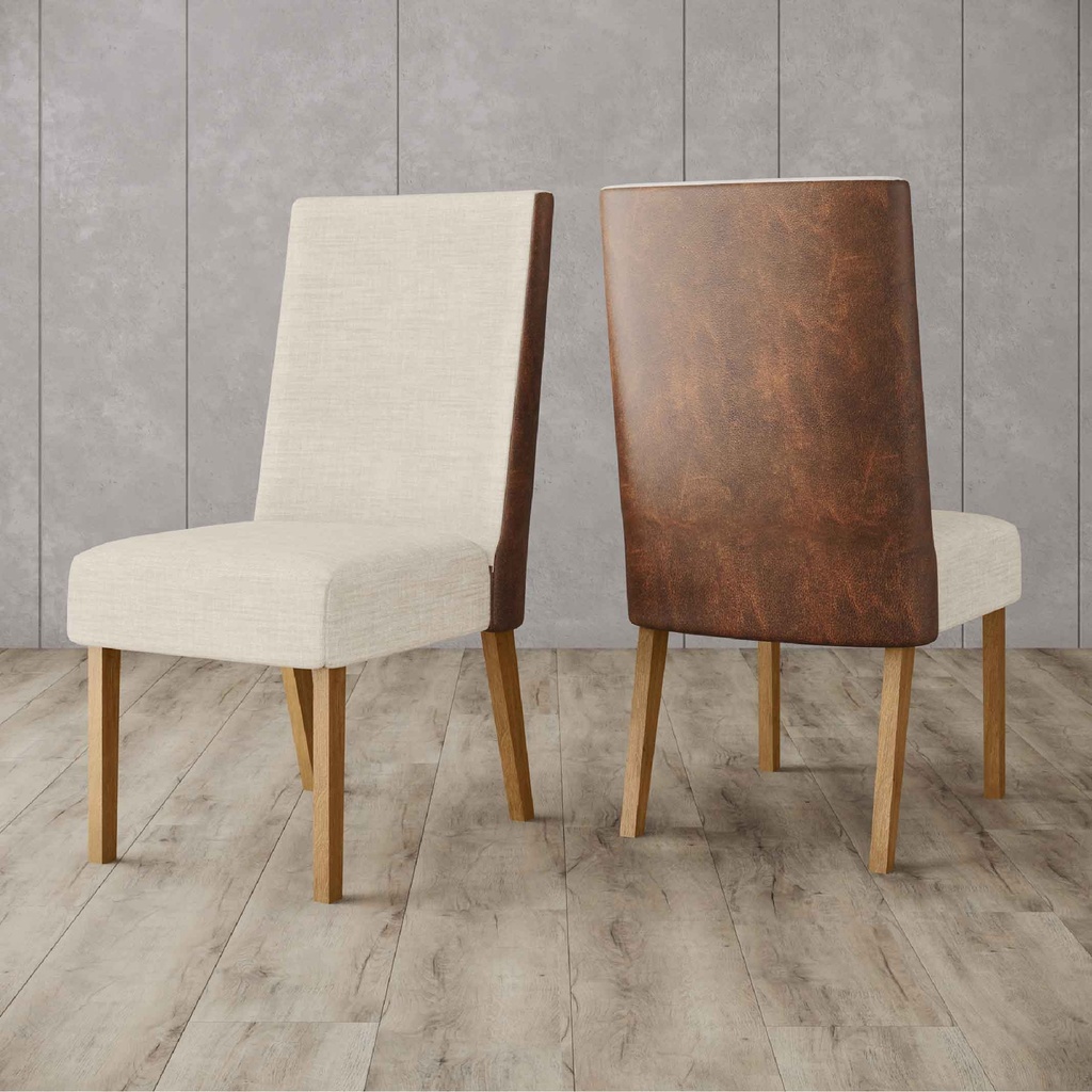 SILLA DE COMEDOR ANNE S33-531# COLOR COURANO/LINHO
