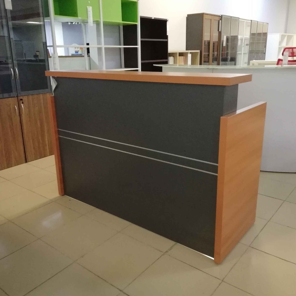 RECEPCION RL-16L# 1.6M SO/COLOR MADERA FRENT/GRIS OSCURO