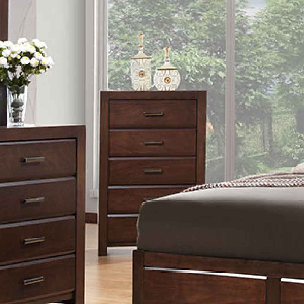 GAVETERO FBCHTA-061B# WALNUT 5GV 80X41X124CM