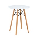 MESA REDON DT-012-2# BLANCO 60X70CM PTAS MADERA