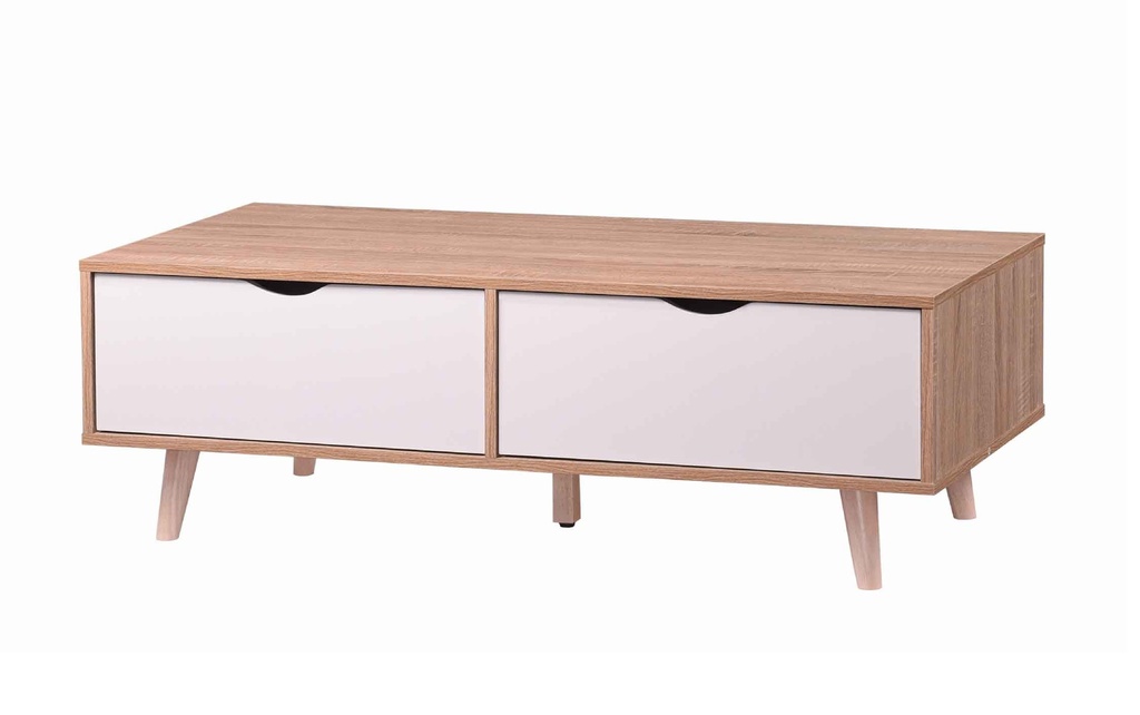 MESITA DE CENTRO 19-CF-2# ORICIA NATURAL/WHITE L1200XW560XH390