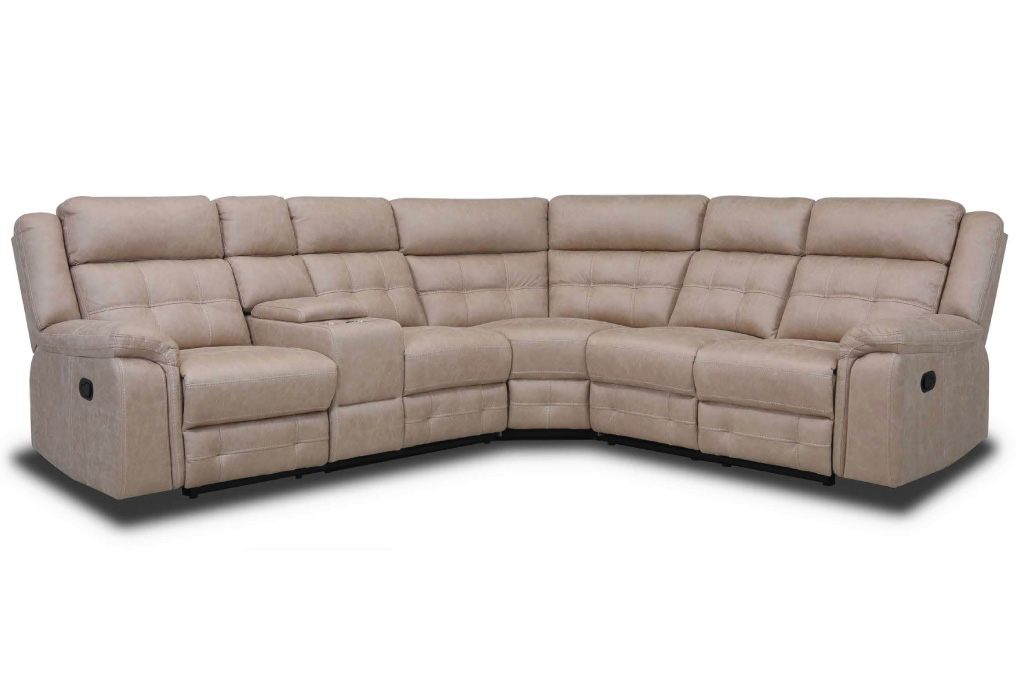 SOFA RECLINABLE OVAL 7271C# 52LC+C01+52R#BUFFJ144#CREMA 3PZ