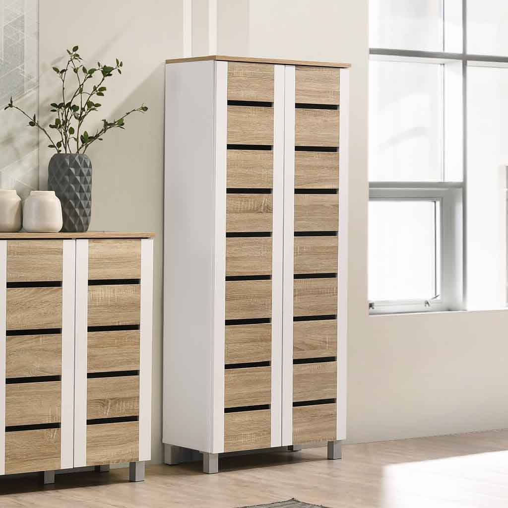 ZAPATERA 19-SC22# ALTA NATURAL 2 PUERTAS 60X33X153CM