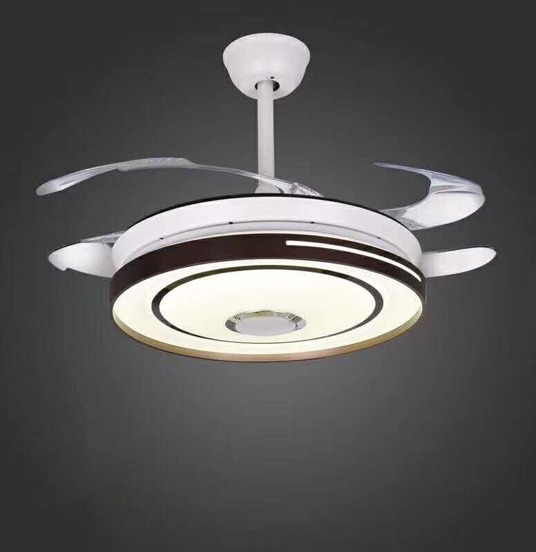 ABANICO DE TECHO CON LAMPARA 9180# LED BLUETOOTH PIEZA UNICA