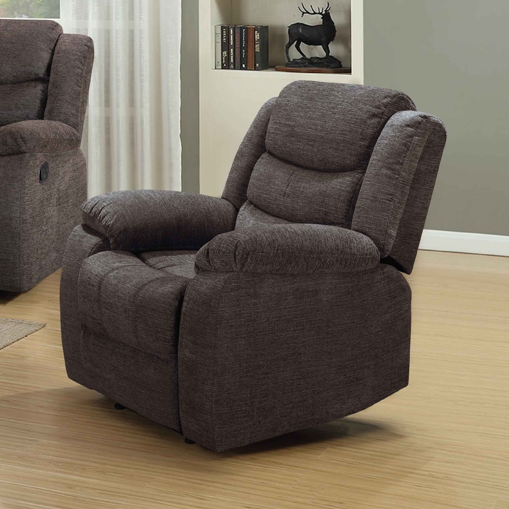 SOFA RECLINABLE TELA CX001A-31# 1PUESTO MECEDORA