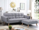 SOFA CAMA TELA ZY-1197D# C/ PIECERO