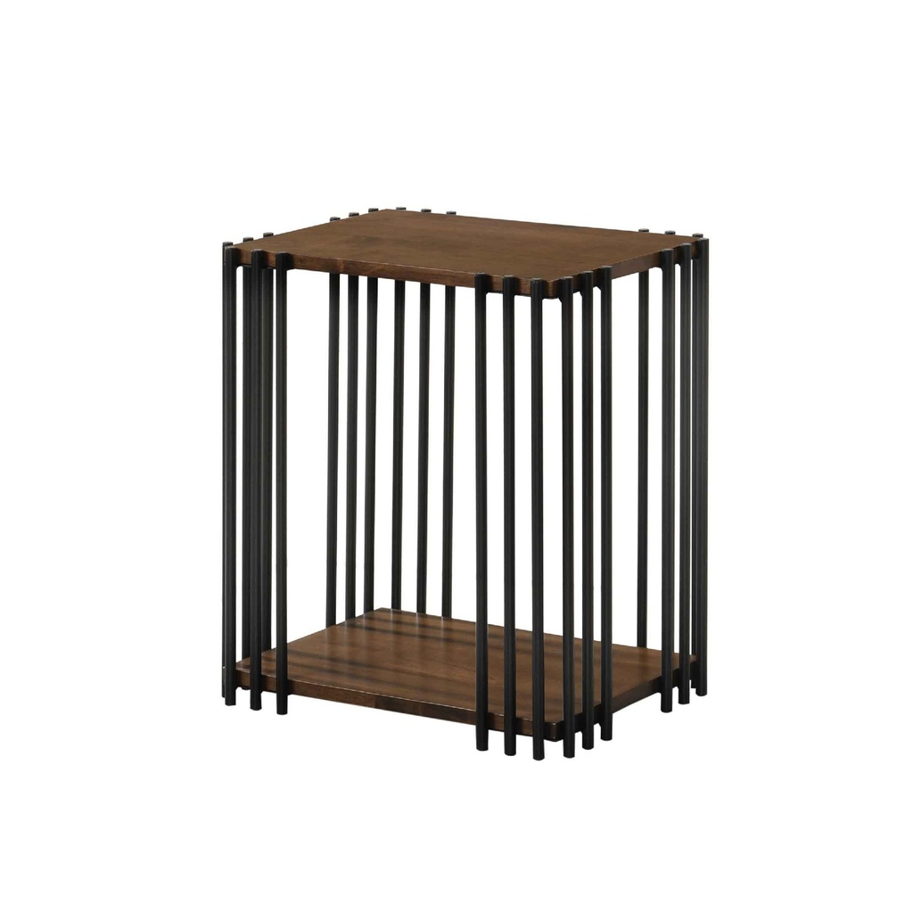 MESITA ESQUINERA CO-TIVA SIDE TABLE# RECTANGULAR 48X33X53CM WALNUT 2CJ