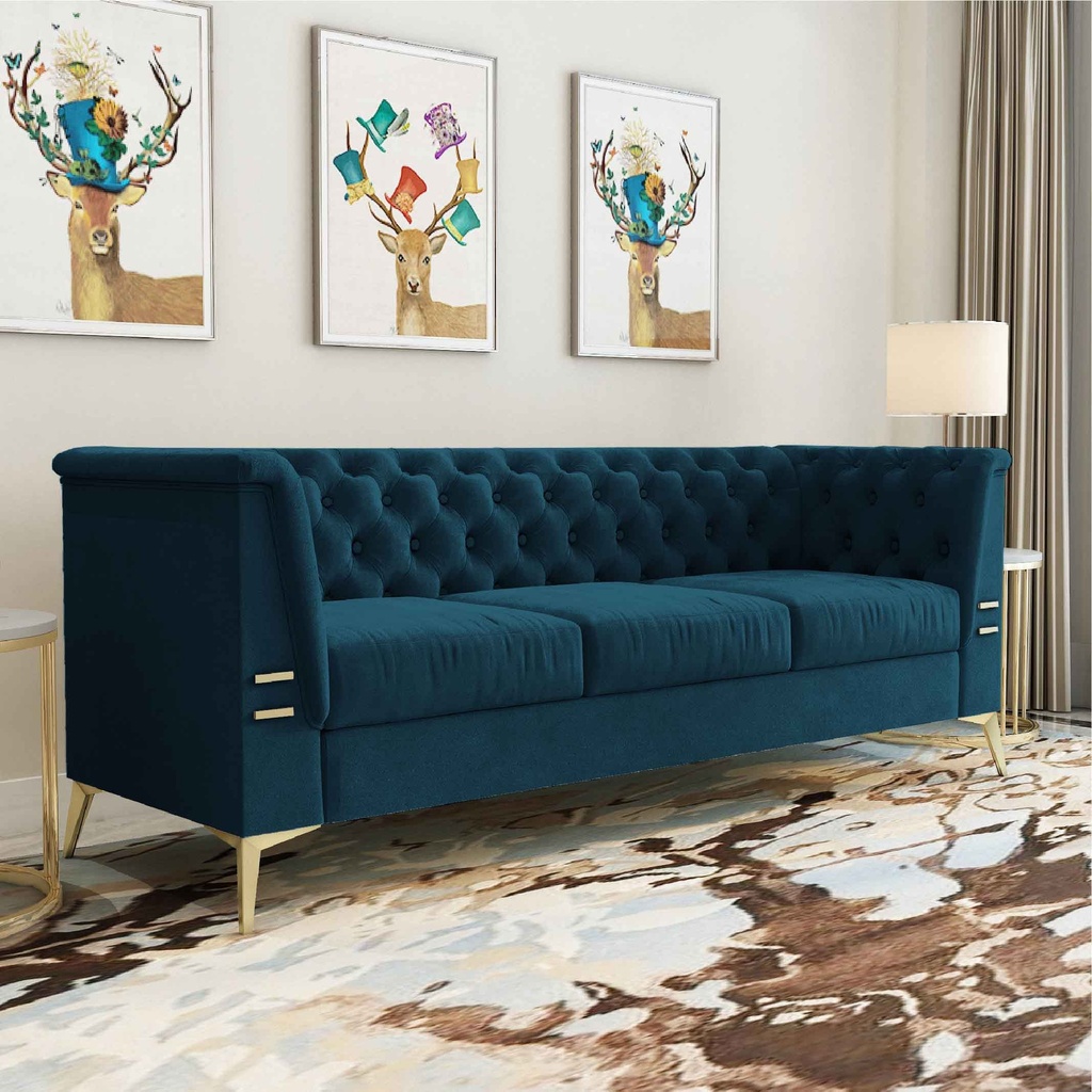 SOFA TELA P83# 3 PUESTOS