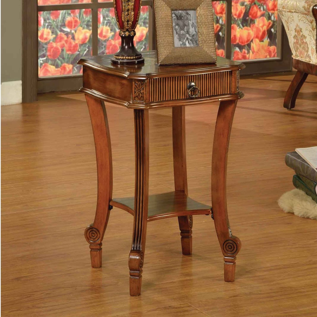 MESITA ESQUINERA HSF008# ALTA REDONDA 42X42X66CM