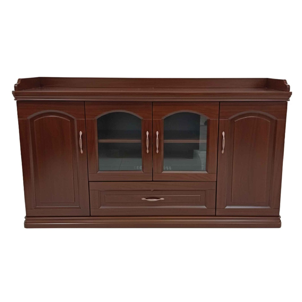 GABINETE P/OFICINA E-1515# 150X42X86CM WALNUT