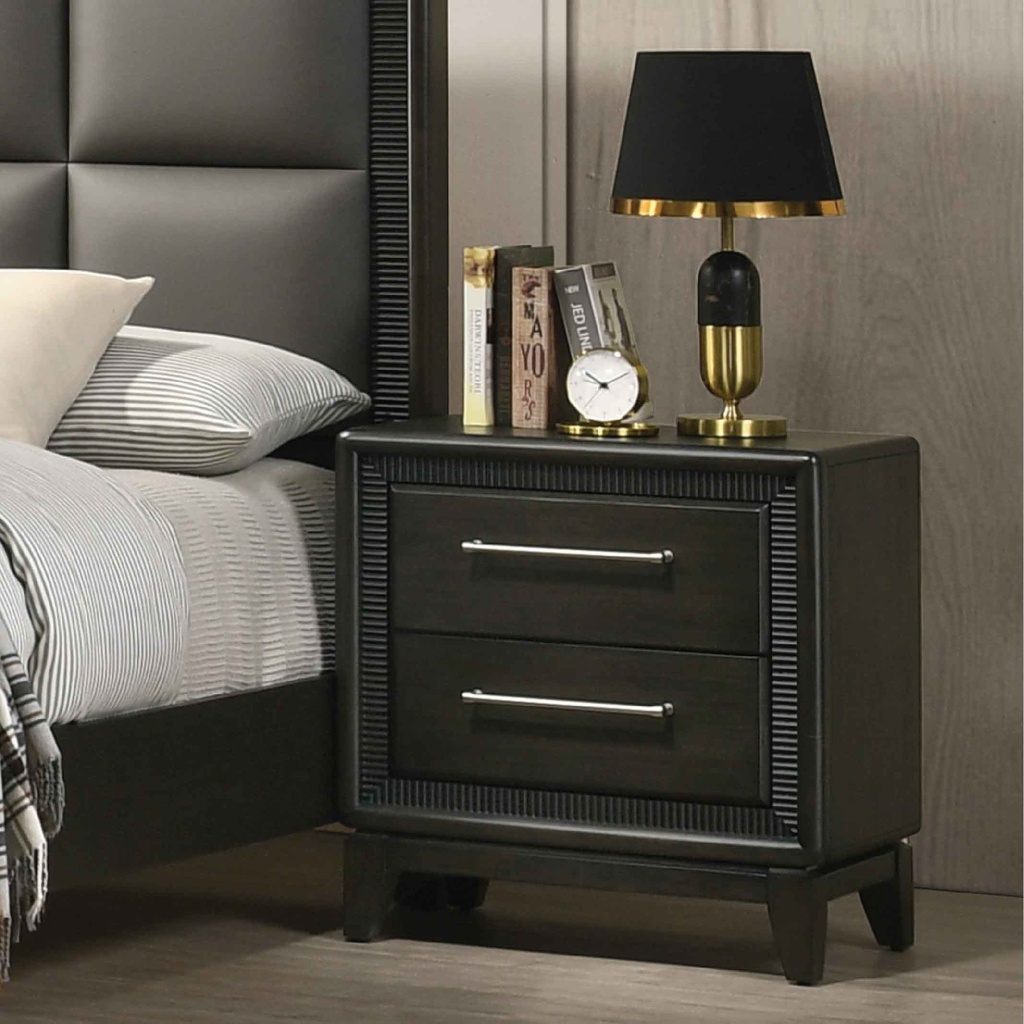 MESITA DE NOCHE B6540-2# 2 GAVETAS