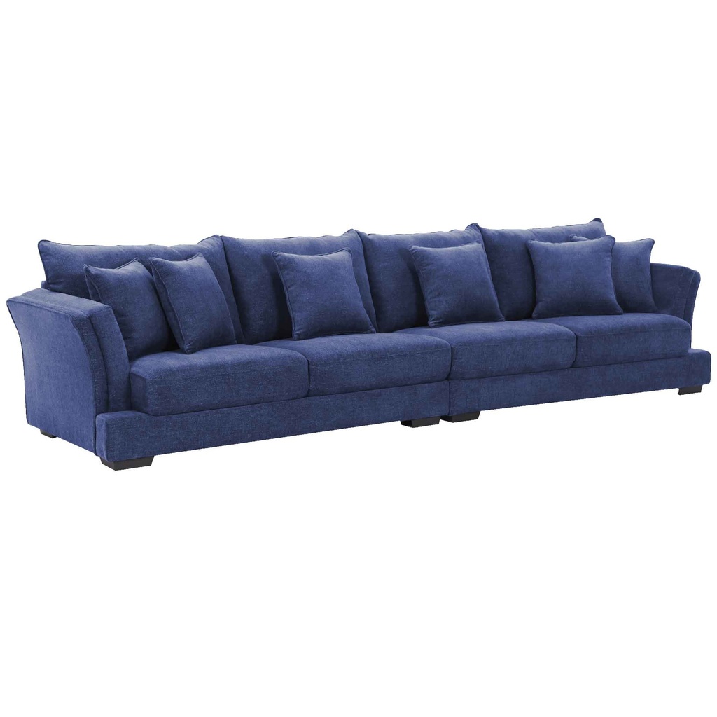 SOFA TELA 5486AF62L+62R # 4 PUESTOS C890# NAVY