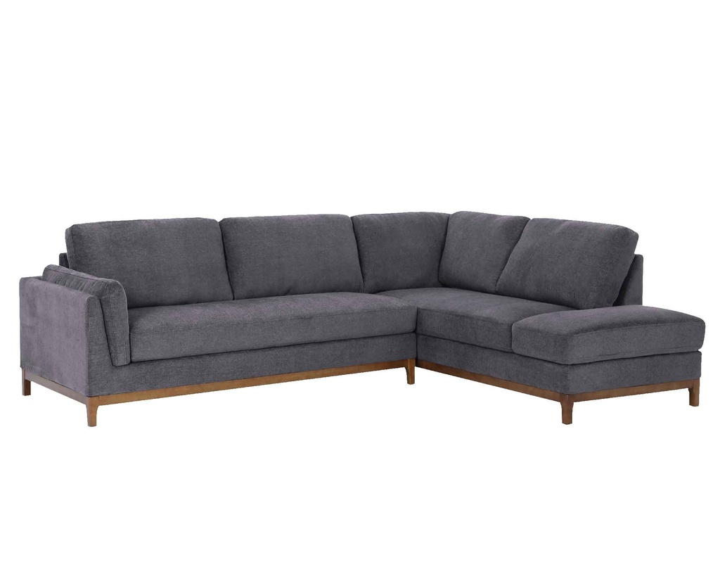 SOFA TELA L* SS5408-62L+63R # C889# GRIS