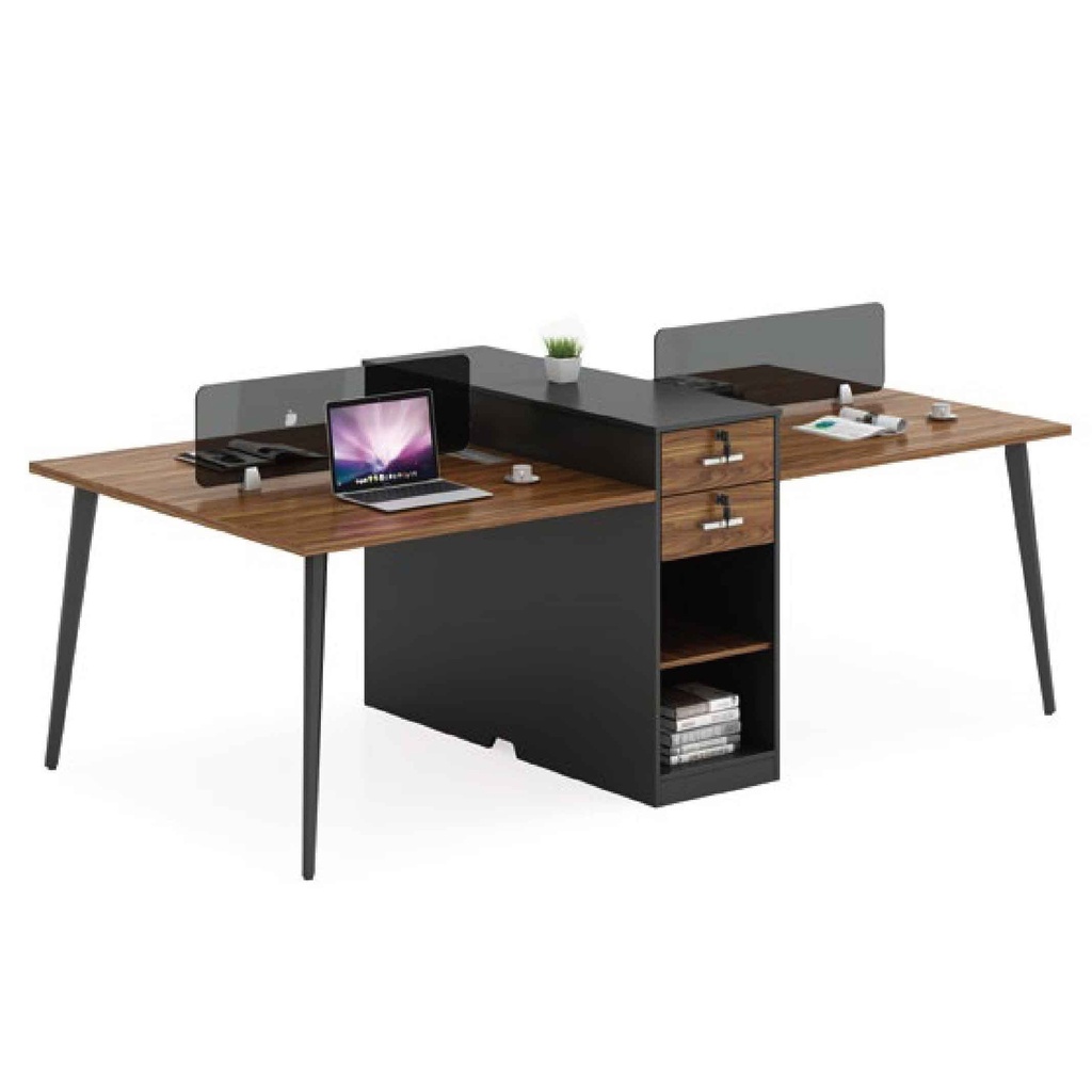 MODULO KW-05-2# 4 PUESTOS 240X120X100CM TP-904#+GRIS   4CJ